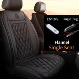 12-24v Heated Car Seat Cover 30' Fast Car Seat Heater Cloth/Flannel Heated Car Seat Protector 25W Seat Heating Cover Car Seat