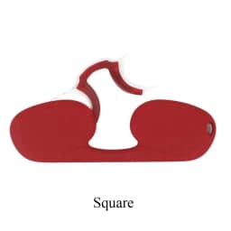 NONOR Silicone Nose Clip Pocket Glasses for Men Women Portable TR Round Frameless Reader Glasses