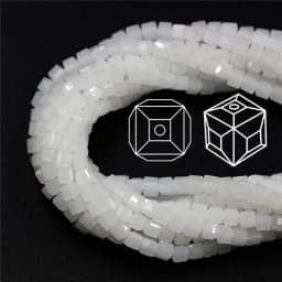 Czech Square Crystal Spacer Beads Yellow 2/3/4MM Faceted Glass Cube Loose Beads DIY Making For Needlework Accessories Jewelry
