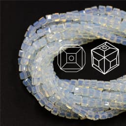 Czech Square Crystal Spacer Beads Yellow 2/3/4MM Faceted Glass Cube Loose Beads DIY Making For Needlework Accessories Jewelry
