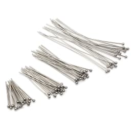 No Fade 100pcs/Lot 20-70 mm 316 Stainless Steel Ball Pins Findings Ball Head Pins For Jewelry Making DIY Supplies Accessories