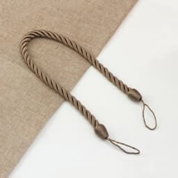 1Pc Handmade Weave Curtain Tieback Gold Curtain Holder Clip Buckle Rope Home Decorative Room Accessories Curtain Tie Backs