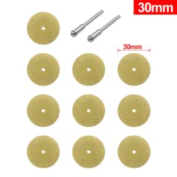 12pcs 1set 16-60mm Diamond Wheel Saw Circular Cutting Blade Rotary Tool Titanium Plated Diamond Cutting Blade