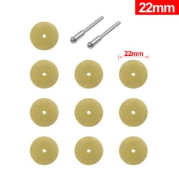 12pcs 1set 16-60mm Diamond Wheel Saw Circular Cutting Blade Rotary Tool Titanium Plated Diamond Cutting Blade