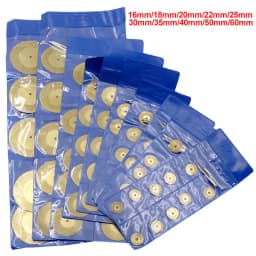 12pcs 1set 16-60mm Diamond Wheel Saw Circular Cutting Blade Rotary Tool Titanium Plated Diamond Cutting Blade