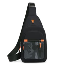 Oxford Cloth Men Chest Bag Black Grey Blue Large Capacity Waist Bag Shoulder Bag Sports Chest Bag Unisex Outdoor Crossbody Bag