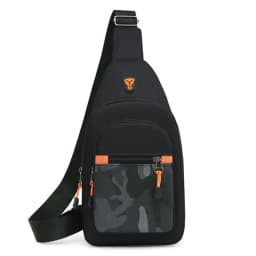 Oxford Cloth Men Chest Bag Black Grey Blue Large Capacity Waist Bag Shoulder Bag Sports Chest Bag Unisex Outdoor Crossbody Bag