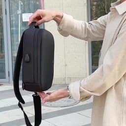 Anti-theft Combination Lock Chest Packs With USB Charging Port Fashion Business Men's Crossbody Bag Travel Storage Shoulder Bag