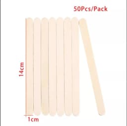 50-150Pcs Epoxy Resin Jewelry making Tools Silicone Wood Stick Natural Wooden Pop Popsicle Sticks Wood Craft Ice Cream Sticks