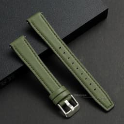 Ultra-thin Leather Watch Band Silicone Wristbelt Soft Leather Bracelet Quick Release Universal Watchband 10mm 12mm 14mm 16mm