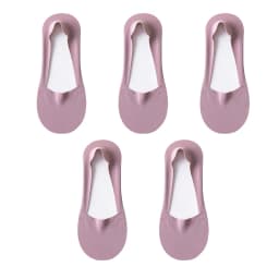 5Pairs Women Socks Breathable Invisible Silicone Non-slip Solid Color Boat Sock Comfortable High Quality No-Show Sox Ultra-thin