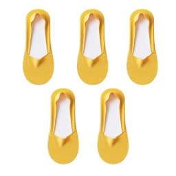 5Pairs Women Socks Breathable Invisible Silicone Non-slip Solid Color Boat Sock Comfortable High Quality No-Show Sox Ultra-thin
