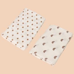 2Pc 80*80cm Cotton Muslin Baby Receiving Blankets for Girls and Boys Newborn Muslin Swaddle Blanket Bedding Infant Bath Towel