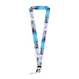 Hot-Selling Frozen 2 Elsa Anna Princess Olaf Cute Design Badge Holder ID Credit Card Pass Hang Rope Lanyard Accessories Gifts