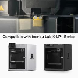 For bambulab P1S X1 Series nozzle silicone wiper Nozzles Brush Hotbed Mounted Scrubbers for Bambu lab Cleaning Tool 3D Printer