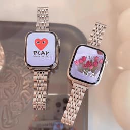 Slim Stainless Steel Strap for Apple Watch Ultra 49mm Compatible with Series 9 8 76 SE 543Metal Bracelet 38/42mm 40/44mm 41/45mm