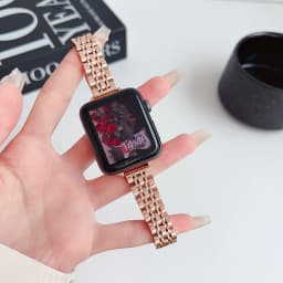 Slim Stainless Steel Strap for Apple Watch Ultra 49mm Compatible with Series 9 8 76 SE 543Metal Bracelet 38/42mm 40/44mm 41/45mm