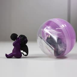 In Stock BRIGHT LINK Capsule Toys Cute Naked Wings Angels and Demons Whisper Earplugs Earbuds Earrings Halloween Figures Gifts