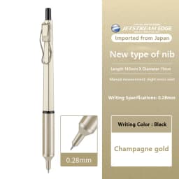 UNI Mitsubishi Jetstream SXN-1003 Metal Ballpoint Pen, 0.28/0.38mm Fine Point Writing High-end Black Oil Pen aesthetic papeleria