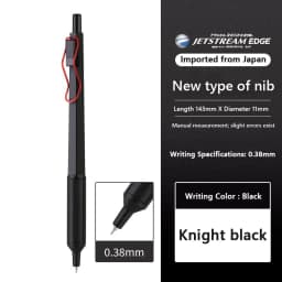 UNI Mitsubishi Jetstream SXN-1003 Metal Ballpoint Pen, 0.28/0.38mm Fine Point Writing High-end Black Oil Pen aesthetic papeleria
