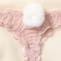 Women Lace Mesh Cotton Thongs Panties Sexy Rabbit Tail Waist Female Underpants Pantys Lingerie Vintage Lingerie for Women