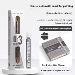 0.3 0.5 0.7 mm Mechanical Pencil Set Art Sketch Retractable Nib Low Gravity Automatic Pencil School Writing Pencil Stationery