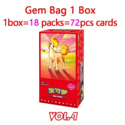 Original Pokemon GemPack Cards Vol.5 Vol.3 Vol.2 Vol.1 Trading PTCG Bag Gem Box Deck Sprigatito Eevee Pikachu Gengar Card Gift