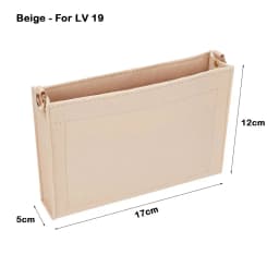 Tidy Felt Handbag Insert Bag Bag Support Cosmetic Storage Purse Liner Organization Bag Organiser For LV 19/26
