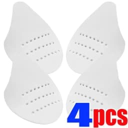 4/2Pcs Anti Wrinkle EVA Shoe Shield Sneaker Anti Crease Support Shield Toe Cap Sturdy Holder Shoes Toe Anti Foot Squeezing Care