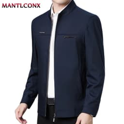 Spring Autumn Men's Jacket Thin Casual Business Jacket Men Office Dress Coat Man Social Jackets for Men Outerwear Black M-XXXL