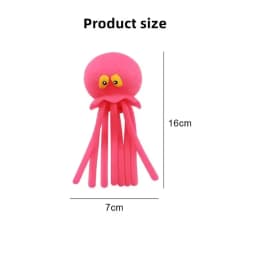 Squeezing water octopus decompression toy bathtub bath toy decoration summer swimming pool children's water play toys 
