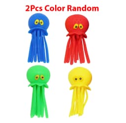 Squeezing water octopus decompression toy bathtub bath toy decoration summer swimming pool children's water play toys 