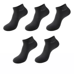 5Pairs/Lot Men's Bamboo Fiber Socks High Quality Business Casual Comfort Breathable Anti-bacterial Deodorant Men's Ankle Socks