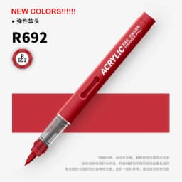 GRASP 1PC 84 Colors Acrylic Marker Pens Waterproof Pen Soft Brush Nib Student Art for Glass Stone Stationery School Art Supplies