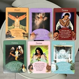 44 Pcs Oracle Cards Messages From Your Angels 10.4*7.3cm - What Your Angels Want You To Know Cards In Spanish Language
