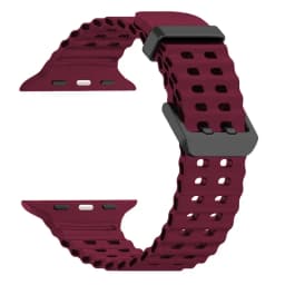 Strap for Apple Watch Ultra 2 49mm 45mm 44mm 42mm 38mm 41mm 40mm Silicone Ocean belt for iWatch series 10 9 8 7 se 5 4 3 Correa