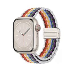 Nylon Braided Band Strap Compatible For Apple Watch S10 46mm 44mm 40mm 45mm 49mm 41mm 38mm iWatch series se 10 7 3 5 6 8 9 Ultra