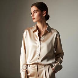 Korean Office Lady Trend Casual Shirt Elegant Blouses For Women Satin Multicolor Basic Slim Shirt Solid All-Match Top French New