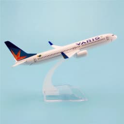 1:400 Diecast Metal Model Plane Toy Children Kids 16 cm Brazilian VARIG Airlines B737 Replica For Collection w Stand