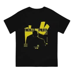 Twenty One Pilots Band World Tour Back T-shirt Women Men Short Sleeve Oversized Rapper Hip Hop Punk Street Harajuku Unisex Tees
