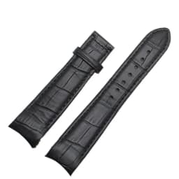 Arc Interface Calf Genuine Leather Watch Band 18mm 19mm 20mm 21mm 22mm 23mm 24mm Suitable for Tissot Seiko Omega Watch Strap