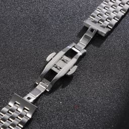 12/14/16/18/19/20/21/22mm Stainless Steel Strap for Tissot Curved End Wristband for Seiko Universal Bracelet Butterfly Buckle