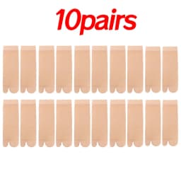 Two Toed Crystal Silk Socks Clear White Black Breathable Cool Stockings Unisex Japanese Men Women Summer Ultra-Thin Tabi Socks