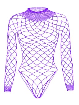 Hollow Out Black Sexy Bodysuits Fishnet Clubwear Long Sleeves Outfits Fashion Slim Chic Summer Y2K Clothes Basic Tights
