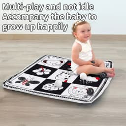 Baby Play Gym Play Mat Children Play Mat Rack Newborn Baby Activity Gym Mat 0-36 Months Tummy Time Crawling Game Blanket Toys