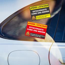 160 Pcs Funny Spanish Parking Warning Stickers , Humorous Car Reminder Labels , Self-Adhesive for Vehicles, Car Stickers