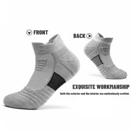 Running Compression Socks for Men Women Anti-Blister Moisture Wicking Athletic Hiking Basketball Socks Cushion Socks