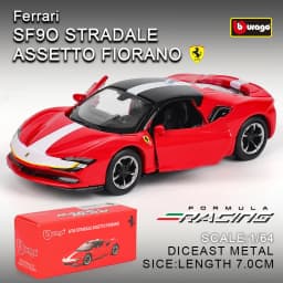 Bburago 1: 64 Ferrari SP3 812 Competitor ENZO F40 F12TDF SF90 458 Collection Series Car Die Casting Model Children's Gift Toy