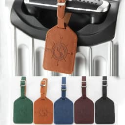 Cute Cat PU Leather Luggage Tag Suitcase Luggage Label Baggage Boarding Bag Portable Name ID Address Holder Travel Accessories