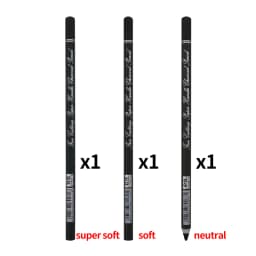 Marie's Sketch Charcoal Pencil Set Soft/Neutral/Super Soft Drawing Pencil Professional Art Supplies